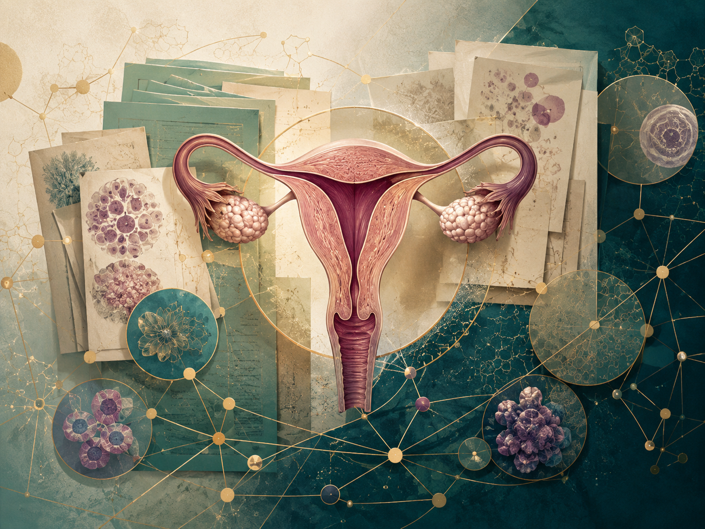 Ilustração: Endometriose profunda
